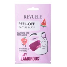 Peel-off maska za čišćenje i revitalizaciju kože lica REVUELE Fruity Glamorous Lubenica i jagoda 15ml